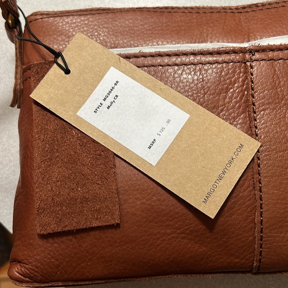 Margot Molly CB Tan Leather Crossbody bag - Picture 11 of 14